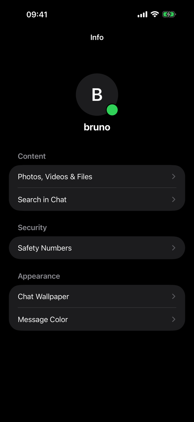 Chat info